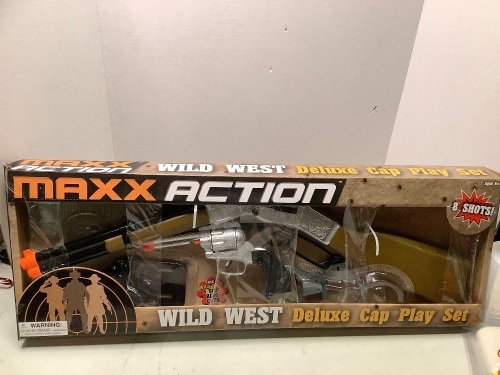 Maxx Actions Wild West Deluxe Cap Play Set, Ecommerce Return - Lot 727