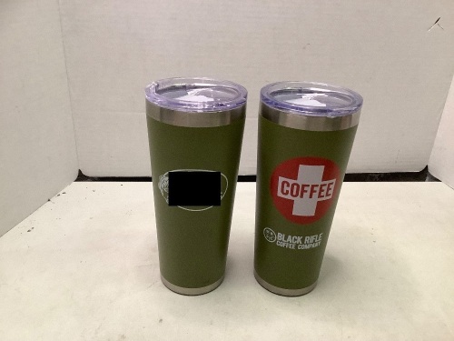 Lot of (2) Insulated Cups, Lids Broke, Ecommerce Return - Lot 737