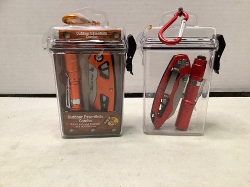 Lot of (2) Outdoor Essential Combo Pack, Ecommerce Return - Lot 739