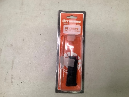 Taurus Pistol Magazine For PT Curve .380 Auto - 6 Rounds, Appears New - Lot 753