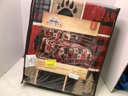 White River Full/Queen 3 Piece Set, Appears New - Lot 762