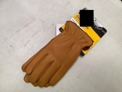 Men's Insulated Elkskin Gloves, Large, Appears New - Lot 772