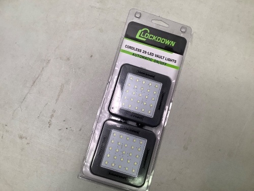 Lockdown Cordless 25-LED Vault Lights, Appears New - Lot 774