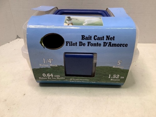 Bait Cast Net, Box Cracked, Ecommerce Return - Lot 792