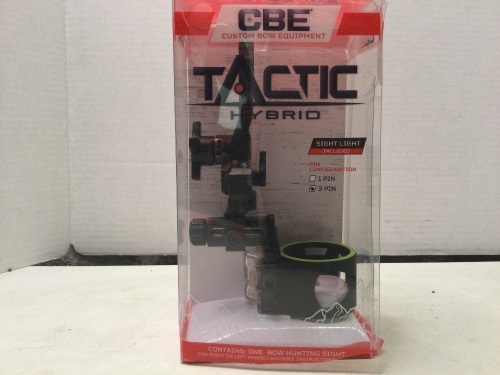 CBE Tactic Hybrid Sight Light, 3 Pin, Ecommerce Return - Lot 160
