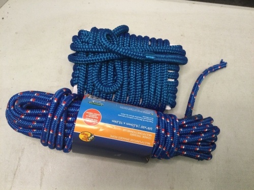 Lot of (2) Mulitpurpose Braided Rope, Ecommerce Return - Lot 167