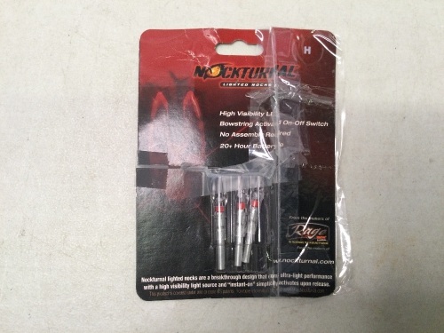 Noctural Lighted Nocks, Ecommerce Return - Lot 39