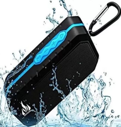Waterproof Bluetooth Speaker, Powers Up, Appears New, Color Varies from Photo - Lot 258