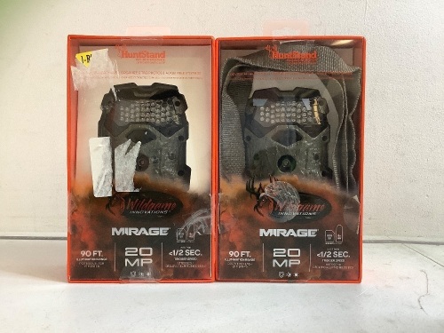 Lot of (2) Wildgame Trail Cameras, Untested, E-Commerce Return - Lot 277