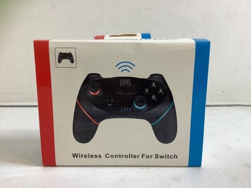 Wireless Controller for Nintendo Switch, Powers Up, Appears New - Lot 362