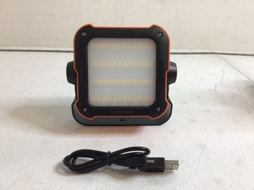 Rechargeable Flood Work Light Power Bank, Powers Up, E-Commerce Return - Lot 234