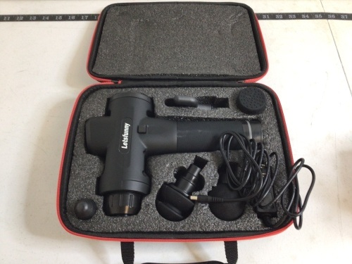 Letsfunny Massage Gun, Powers Up, E-Commerce Return - Lot 322