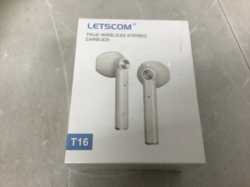 Letscom Wireless Earbuds, New - Lot 496