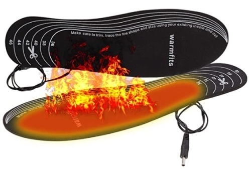 Warmfits Battery Powered Rechargeable Heated Insoles, Untested, E-Commerce Return - Lot 543