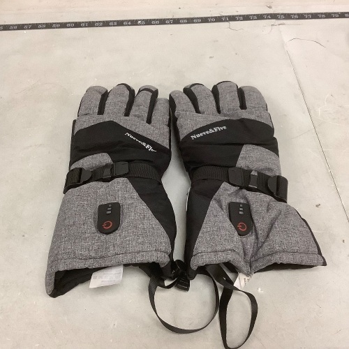 Nueve & Five Heated Gloves w/ Batteries/Cord, XL, Untested, E-Commerce Return - Lot 226