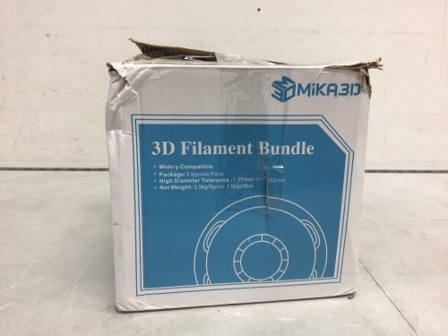 3pcs 3D Printer Filament Pack, E-Commerce Return - Lot 645