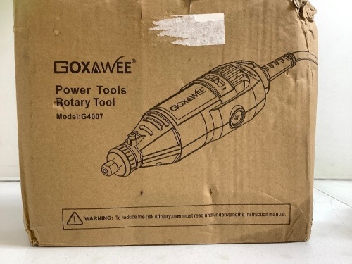GOXAWEE Power Rotary Tool Kit, Powers Up, E-Commerce Return - Lot 62