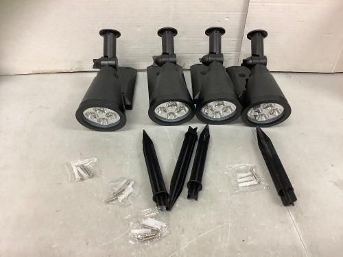4pcs Innogear Solar Spotlights, Appears New - Lot 752