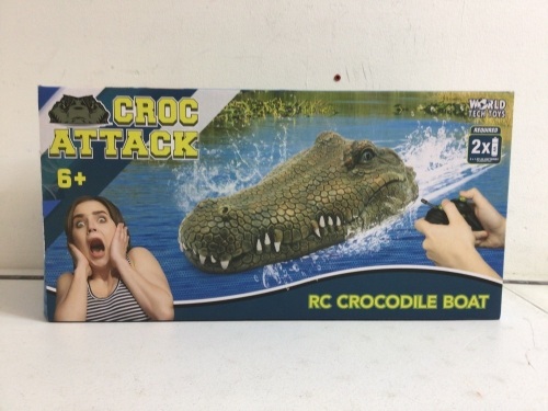 Croc Attack RC Crocodile Boat, Untested, E-Commerce Return - Lot 615