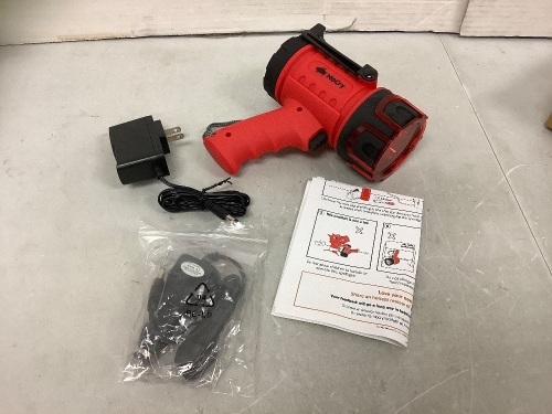 Handheld Spotlight, Powers Up, Appears New - Lot 710