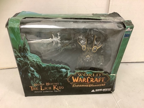 World of Warcraft Lich King Action Figure, Appears New - Lot 833