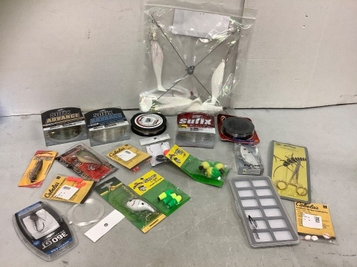 20pcs Assorted Fishing Items, E-Commerce Return - Lot 822
