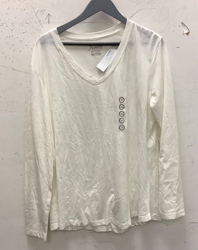 Natural Reflections Womens Long Sleeve Shirt, 1X, New - Lot 491