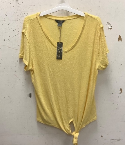 Natural Reflections Womens Tie Front Shirt, XL, New - Lot 417