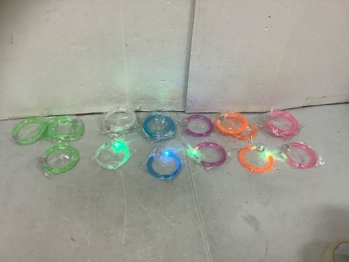 Lot of (22) Light-Up Bracelets, Powers Up, New - Lot 831