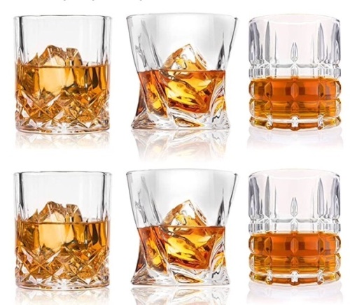 Set of 6 DeeCoo Whiskey Glasses, Appears new - Lot 403