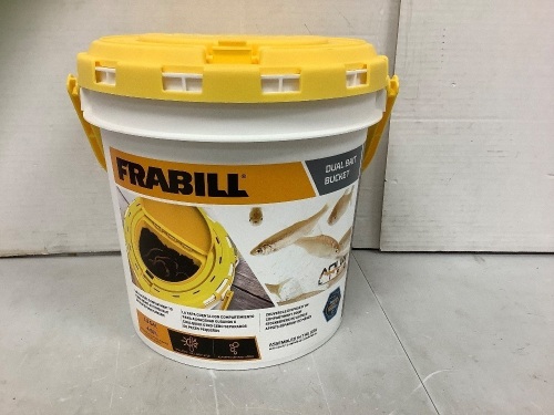 Frabill Dual Bait Bucket, Appears new - Lot 541