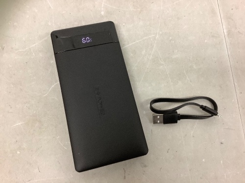 20000mAh 3-Port Power Bank, Powers Up, Appears New - Lot 719