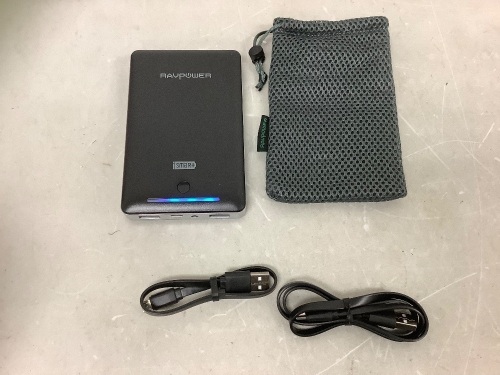Ravpower External Battery Pack, Powers Up, Appears New - Lot 513