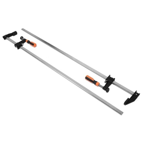 Quick-Adjust 36-Inch Steel Bar Clamps with 2.5-Inch Throat and Micro-Adjustment Handle, Two Pack - Lot 17