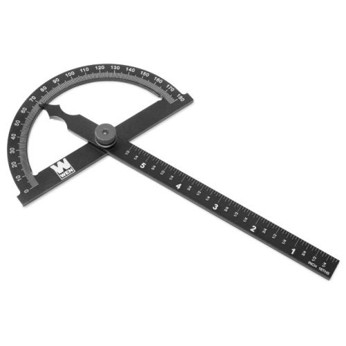 Adjustable Aluminum Protractor and Angle Gauge with Laser Etched Scale - Lot 22