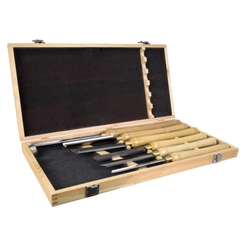6-Piece 16-to-22-Inch Artisan Chisel Set with High-Speed Steel Blades and Domestic Ash Handles - Lot 108