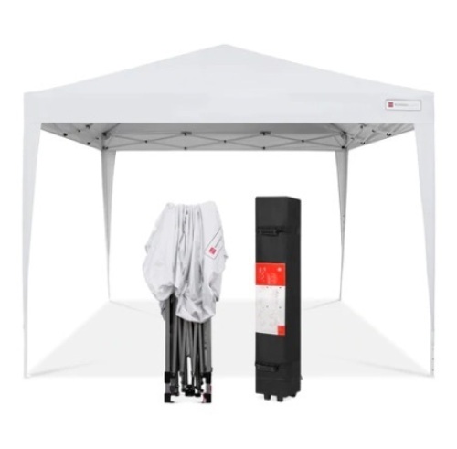 Outdoor Portable Pop Up Canopy Tent, 10x10ft, White - Lot 231