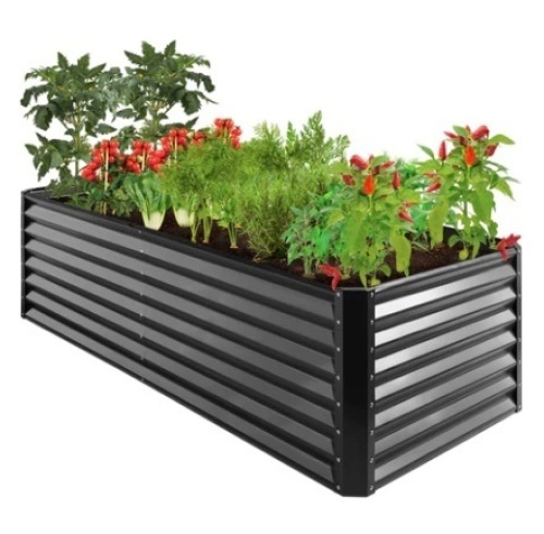 Outdoor Metal Raised Garden Bed, 8x4x2ft - Lot 276