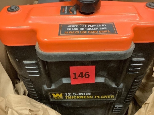 12.5-Inch Two-Blade Benchtop Thickness Planer - Lot 146