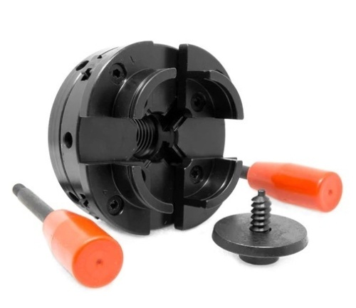 WEN 4-Inch 4-Jaw Self-Centering Lathe Chuck Set - Lot 344