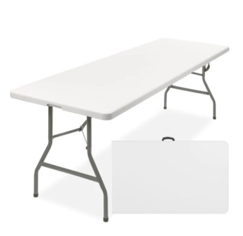 8ft Portable Folding Plastic Dining Table - Lot 372