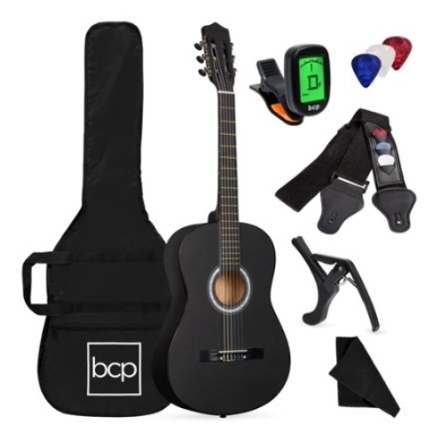 Beginner Acoustic Guitar Set - Lot 385