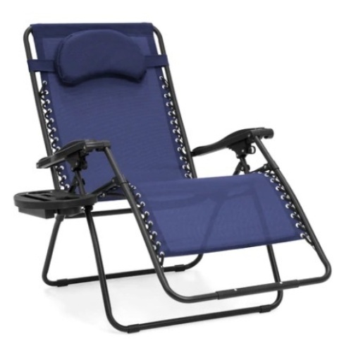 Oversized Reclining Zero Gravity Chair Lounger - Lot 437