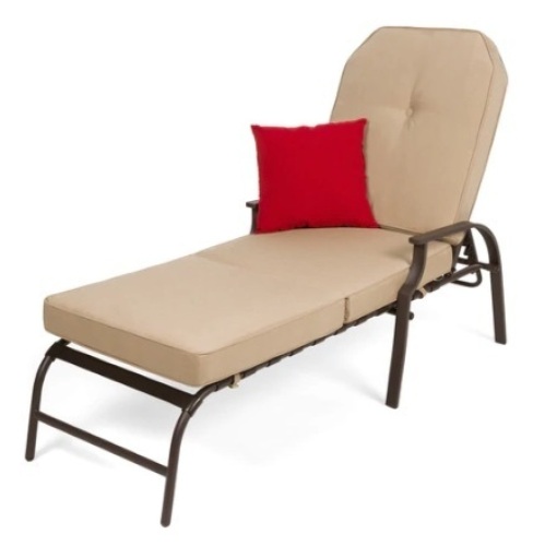 Outdoor Chaise Lounge Recliner Chair - Lot 444