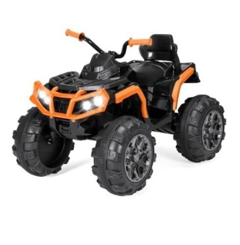 12V Kids Ride-On 4-Wheeler Quad ATV Car, Orange - Lot 469