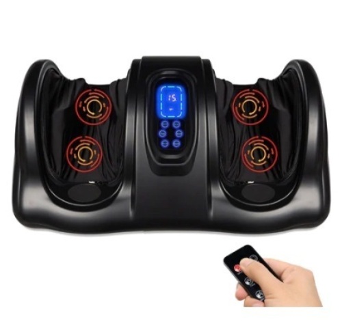 Therapeutic Foot Massager, Satin Black - Lot 500