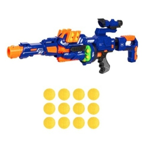 Electric Soft Foam Ball Long-Distance Gun Toy - Lot 547