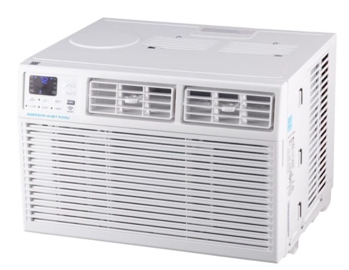 Emerson Quiet Kool 15,000 BTU 115V SMART Window Air Conditioner with Remote Wi-Fi and Voice Control. Appears New. Untested - Lot 70
