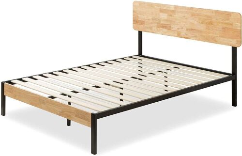 ZINUS Olivia Metal and Wood Platform Bed Frame, Full  - Lot 198