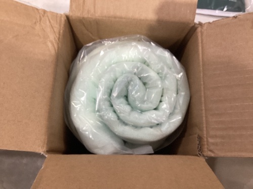 Zinus 1.5 Inch Swirl Gel Memory Foam Air Flow Topper, Full  - Lot 475